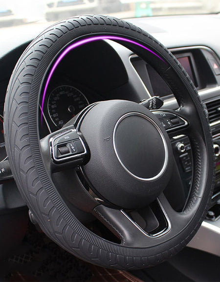 Anti-slip Silicone Car Steering Wheel Cover for Audi Nissan Peugeot Honda Kia Hyundai Lada BMW