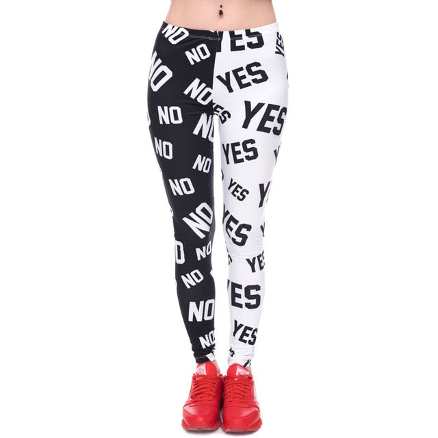 Women Fashion Legging Aztec Round Ombre Printing