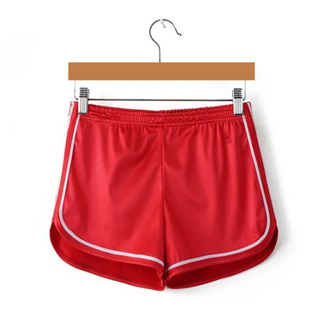 Women Shorts Summer Silk Slim Beach Casual