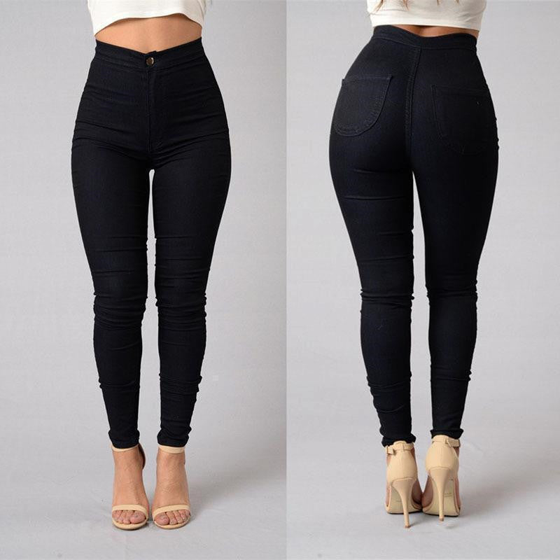 Women's high-waist trousers extend the distinctive and very comfortable