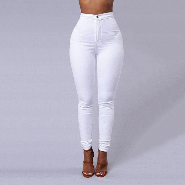 Women's high-waist trousers extend the distinctive and very comfortable