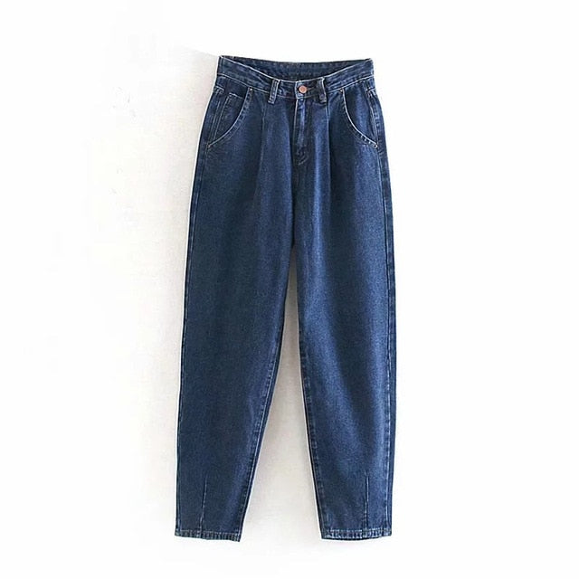 Topshop Editor straight leg jeans in bright mid wash