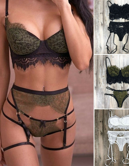 Valentine's Day Women Sexy  Lingerie set Lace