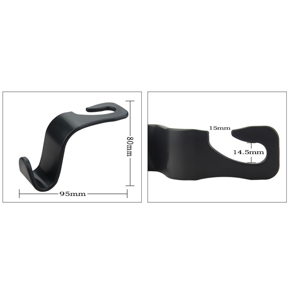 4pcs car seat back hook