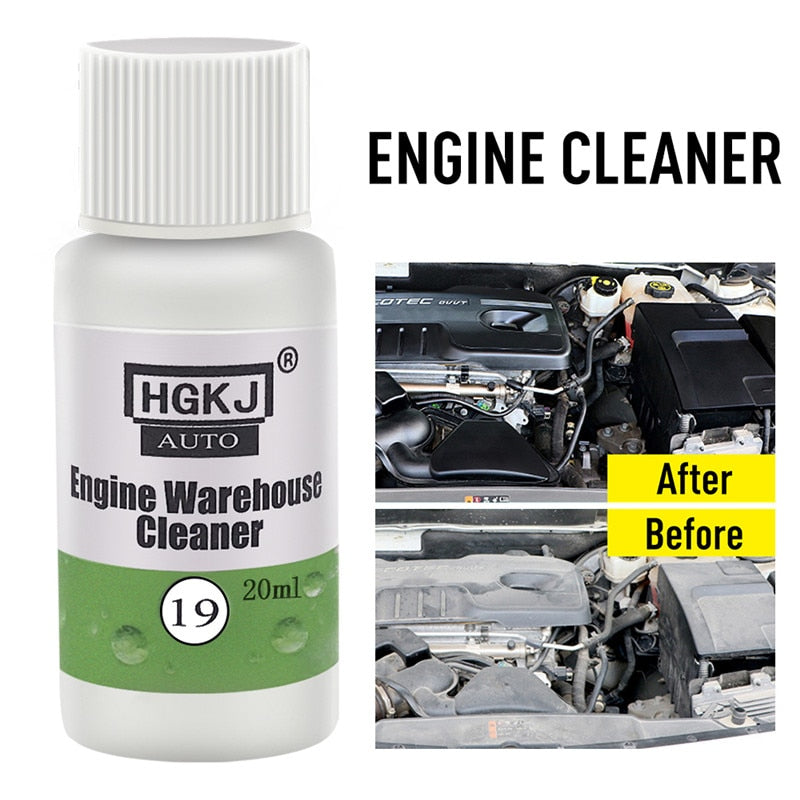 20ml 1: 8 diluted with water = 180ml engine compartment cleaner removes heavy oil