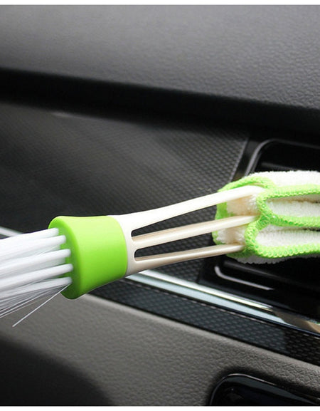 2 in 1 Car A / C Outlet Cleaning Tool Multipurpose Interior Dust Brush