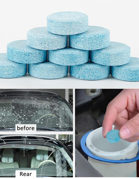 5 Piece Car Cleaning Wash Super Concentrated Stain Remover Effervescent Tablet