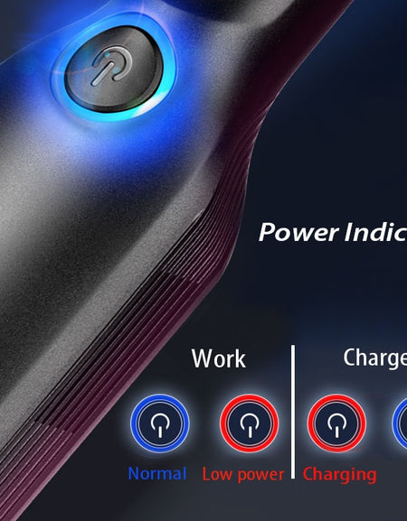 Portable Powerful Cordless Vacuum Cleaner Cyclone Suction Rechargeable Wet / Dry Auto for Home Car and Pet Hair