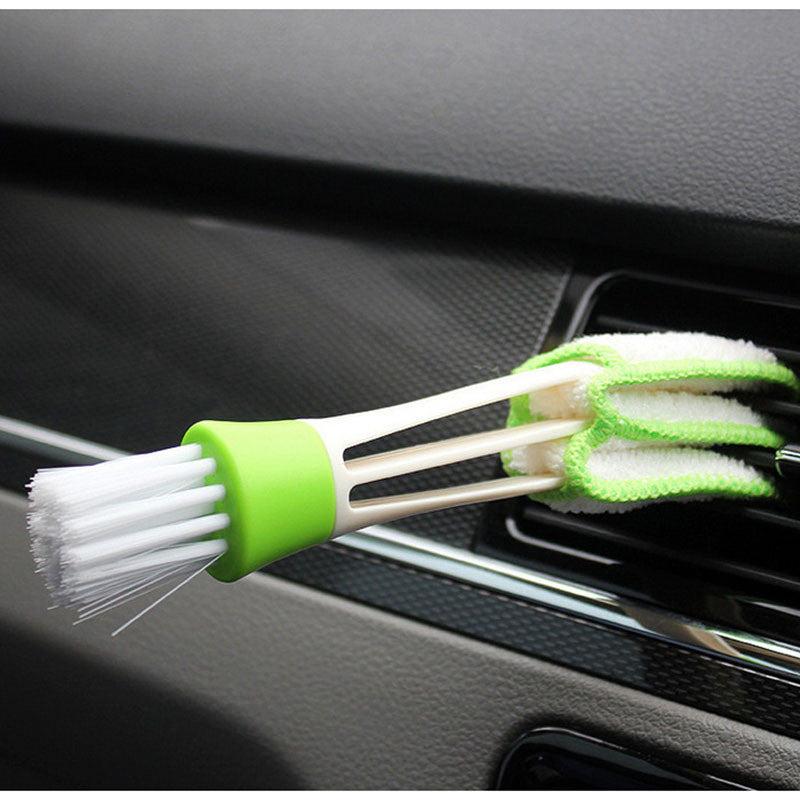 2 in 1 Car A / C Outlet Cleaning Tool Multipurpose Interior Dust Brush