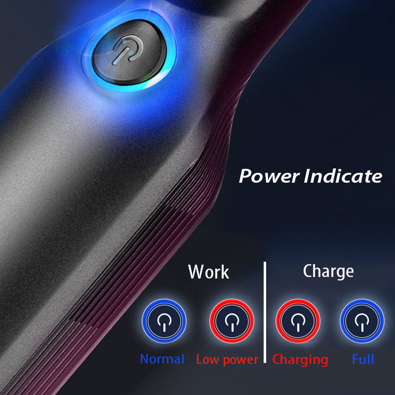 Portable Powerful Cordless Vacuum Cleaner Cyclone Suction Rechargeable Wet / Dry Auto for Home Car and Pet Hair